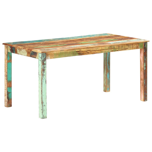 Dining Table Solid Reclaimed Wood 63"x31.5"x29.9" Home & Garden Emerald Ares 