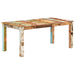 Dining Table Solid Reclaimed Wood 63"x31.5"x29.9" Home & Garden Emerald Ares 