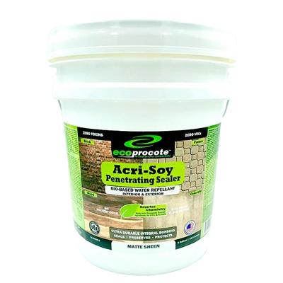 Acri-Soy Penetrating Concrete Sealer & Wood Sealer B&R: Lumber & Wood Products Eco Safety Products 5 Gallon 
