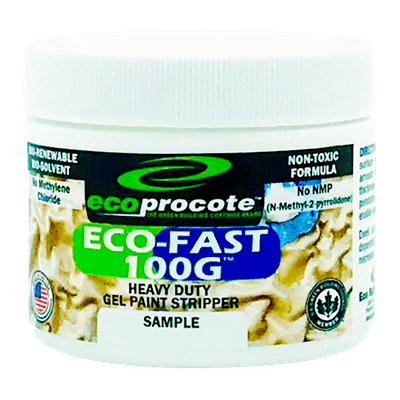 EcoFast 100G GEL Paint Stripper C&P: Cleaning Supplies Eco Safety Products 2 oz Sample 