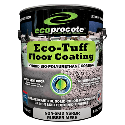 Eco-Tuff Non Skid Coating, Rubber Mesh, Tint Base, 1 Gal B&R: Lumber & Wood Products Eco Safety Products 