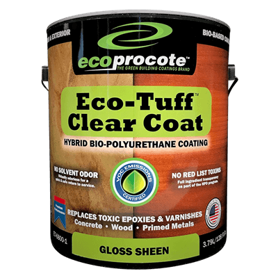 Eco-Tuff Polyurethane Clear Coating, Gloss, 1 Gal B&R: Lumber & Wood Products Eco Safety Products 
