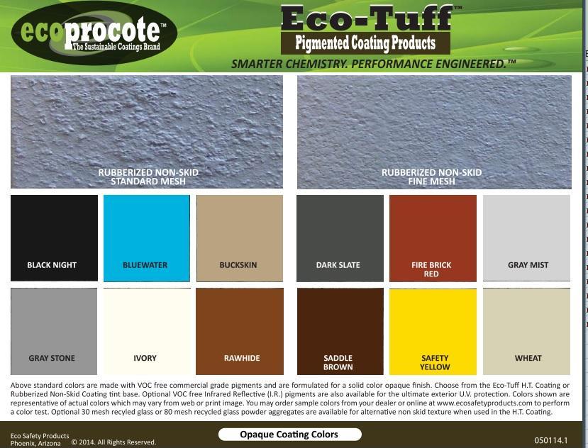 Eco-Tuff High Traffic Rubberized Non-Skid Coating, 5-Gallon B&R: Paint, Stains, Sealers, & Wall Coverings Eco Safety Products, Inc. 