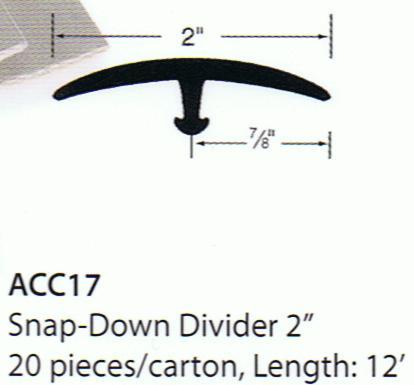 Forbo Snap-Down Divider Low Profile B&R: Flooring & Carpeting Forbo USA 