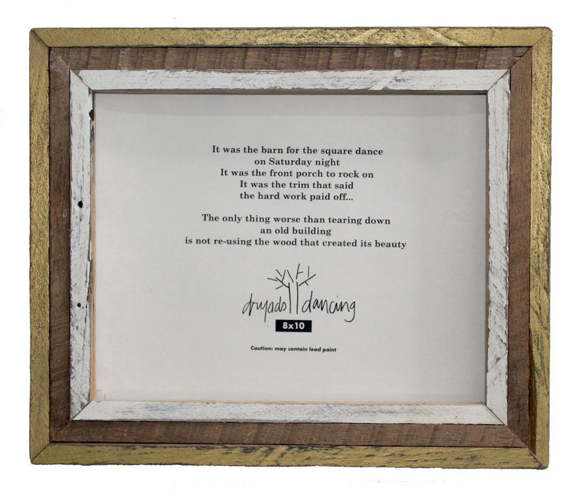 Triad Frame H&G: Home Decor Dryads Dancing 4x6 Gold 