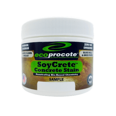 SoyCrete Decorative Concrete Stain Sample, 2 Oz. (Semi-Transparent) DwellSmart 