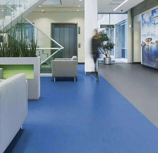 Marmoleum Concrete - Blue Glow - 3739 B&R: Flooring & Carpeting Forbo 