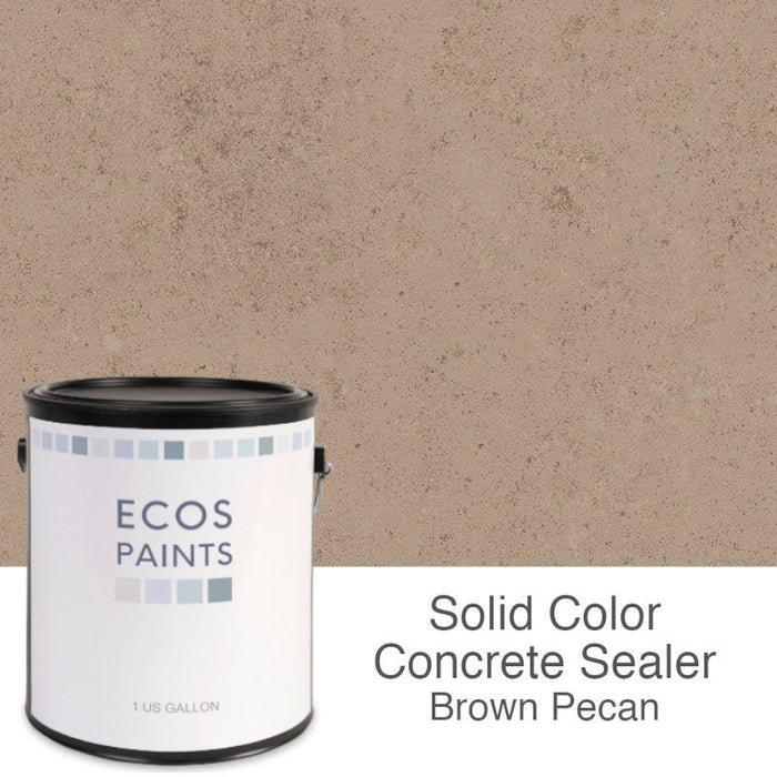 ECOS Paints - Solid Concrete Sealer B&R: Paint, Stains, Sealers, & Wall Coverings Ecos Paints Gallon Brown Pecan 