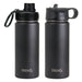 DRINCO® 18oz Stainless Steel Sport Water Bottle - Black Drinkware Orchid Lavender 