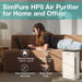 SimPure HP8 Air Purifier True HEPA Filter Air Cleaner Home & Garden Teal Simba 