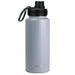 DRINCO® 32oz Stainless Steel Water Bottle (3 lids) - Asphalt Gray Drinkware Orchid Lavender 