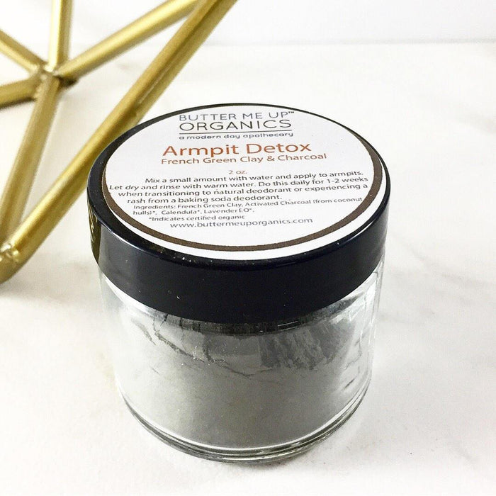 Arm Pit Detox / Armpit Detox / Arm Pitt Detox / Natural Deodorant Other Butter Me Up Organics 