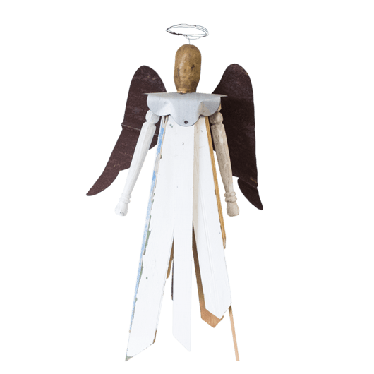 Standing Angels H&G: Home Decor Dryads Dancing Large White 