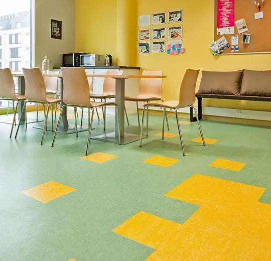 Marmoleum Modular Tile - Lemon Zest - t3251 B&R: Flooring & Carpeting Forbo 