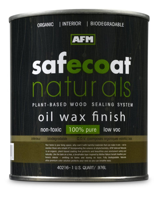 AFM NATURALS™ OIL WAX FINISH B&R: Lumber & Wood Products AFM Safecoat Quart 