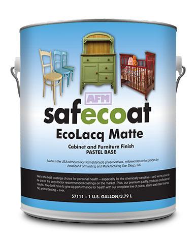 SAFECOAT® ECOLACQ MATTE B&R: Paint, Stains, Sealers, & Wall Coverings AFM Safecoat 8 oz Sample 