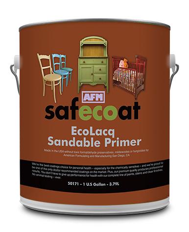 SAFECOAT® ECOLACQ - SANDABLE PRIMER B&R: Lumber & Wood Products AFM Safecoat Quart 