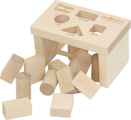 Shape Sorter Bench B&K: Toys Maple Landmark 