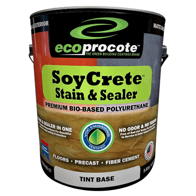 SoyCrete Concrete Stain & Sealer, PreTint, 1 Gal (Semi-Transparent) B&R: Concrete Finishing Products Eco Safety Products 