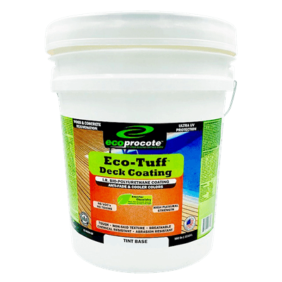 Eco-Tuff Deck Paint, Tint Base, I.R. B&R: Lumber & Wood Products Eco Safety Products 5 Gallon 